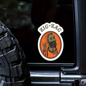 Zig Zag Rolling Papers Logo Vinyl Sticker Decal
